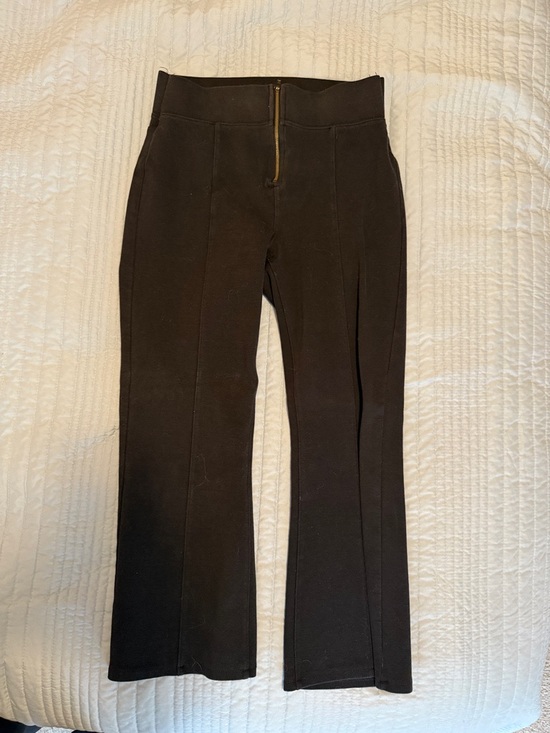 American Eagle Outfitters Pants - American Eagle Black Super Stretch Crop Flare Trousers